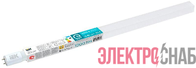 Лампа светодиодная 13Вт T8 линейная 1300лм 230В 4000К 600мм G13 IEK LLE-T8R-13-230-40-G13