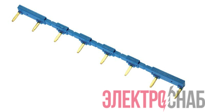 Соединитель шинный 8п для розеток 95.03; 95.05; 95.05.9 син. FINDER 09518