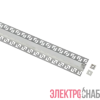 Комплект с анодированным профилем под плитку и гипсокартон толщиной до 9 мм 5313(02) 53х13мм 2.5м Эра Б0062802