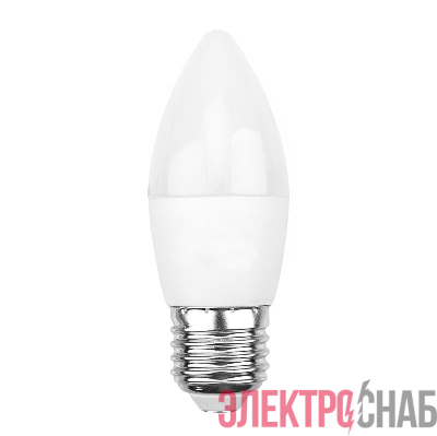 Лампа светодиодная 9.5Вт Свеча (CN) 2700К тепл. бел. E27 903лм Rexant 604-025