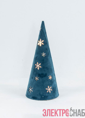 Светильник настольный "Конус" 8LED флок 11х25см тепл. бел. КОСМОС KOC_TAB-B106