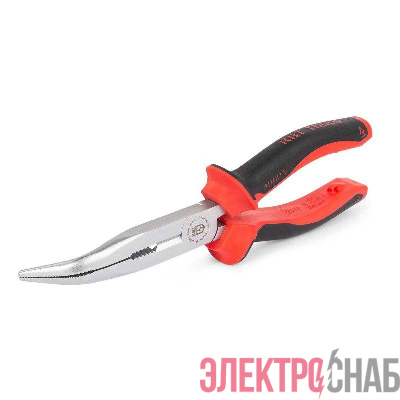Длинногубцы изогнутые диэлектрические "Стандарт" 200мм КВТ 60473