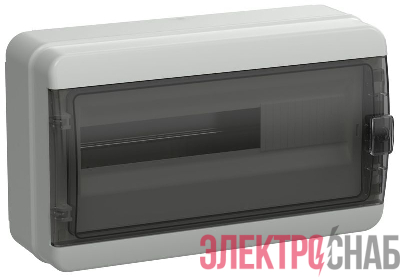 Корпус КМПн-18 TEKFOR IP65 черн. прозр. дверь пластик. IEK TF5-KP72-N-18-65-K03-K02