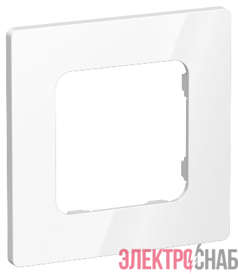 Рамка 1-м СП FLITE РУ-1-К-ФлБ бел. IEK FI-M12-32-20-K01