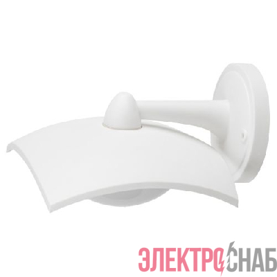 Светильник светодиодный садово-парковый ДБУ 07-8-004 Дели 4 8Вт 3000К IP44 4 гранный настенный бел. Эра Б0064315