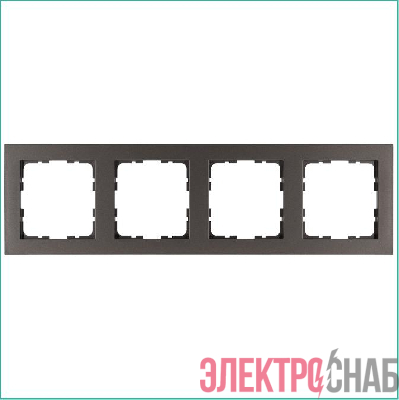 Рамка 4-м G-Classic мокко Jasmart G1004Z