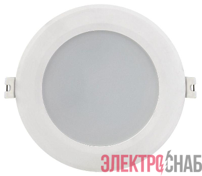 Светильник светодиодный ДВО 1713 9Вт 6500К IP40 встраив. круг бел. IEK LDVO0-1713-09-6500-K01
