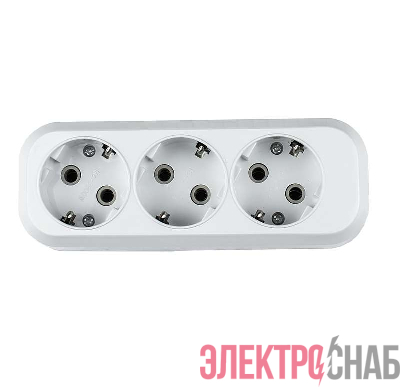 Колодка УЗ-3-GRAND 3-м с заземл. 5130 ASD / IN HOME 4690612000480