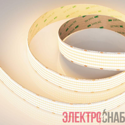 Лента светодиодная COB-X1600-30mm 24V Warm 3000К 40Вт/м IP20 CRIgt;90 (уп.5м) Arlight 052223