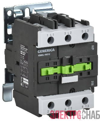 Контактор КМИе-49512 95А 400В/АС3 1НО 1НЗ GENERICA KKME41-095-400-11