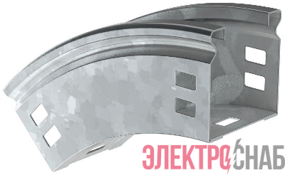 Угол для лотка плавный 45град. 50х50 В20 ESCA HDZ IEK CPV41-0-45-050-050-HDZ