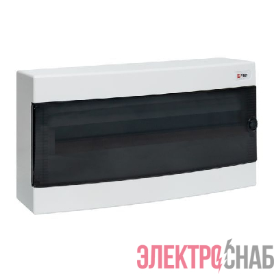 Щит распределительный навесной Unix 1х24мод. IP41 прозр. дверь PROxima EKF ux-1x24-n