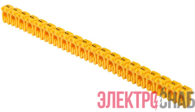 Маркер открытого типа KE 0.75-1.5кв.мм символ &amp;quot;F&amp;quot; (уп.200шт) IEK UMK-KE1-F