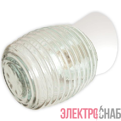 Светильник НББ 64-60-080 "Бочонок" d120 1х60Вт E27 IP20 корпус наклонный бел. Элетех 1005100109