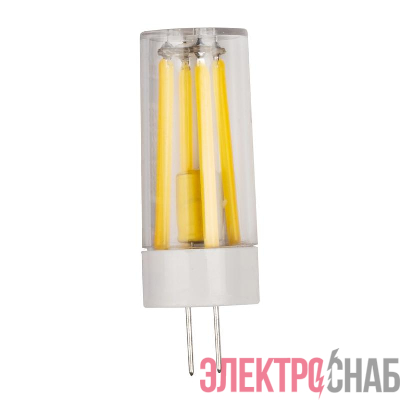 Лампа светодиодная филаментная PLED-G4 PRO 6Вт 4000К 480лм 230В d16.5х50мм JazzWay 5062467