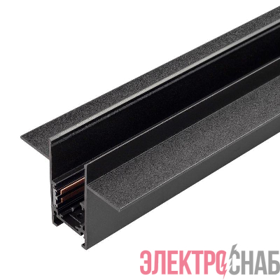 Трек встраиваемый MAG-ORIENT-TRACK-2653-FDW-2000 BK FLAT IP20 металл Arlight 041438