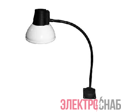 Светильник НКП 03-60-026-03 Алькор-03 60Вт E27 станочный на флексе 545мм бел. Трансвит 306